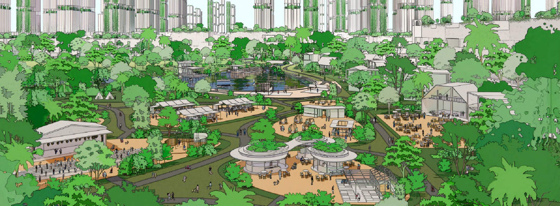 Sustainable and Playful Community in Paya Lebar Air Base