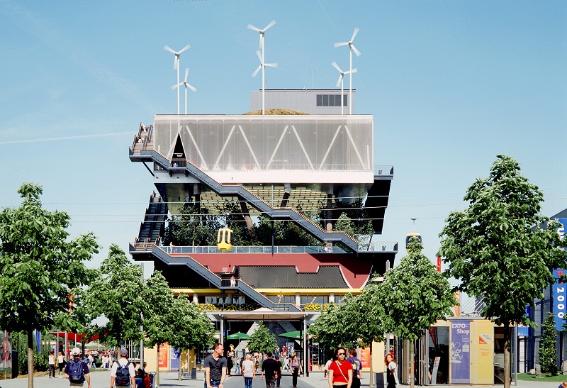Pavilion designed by MVRDV at the 2000 World Expo