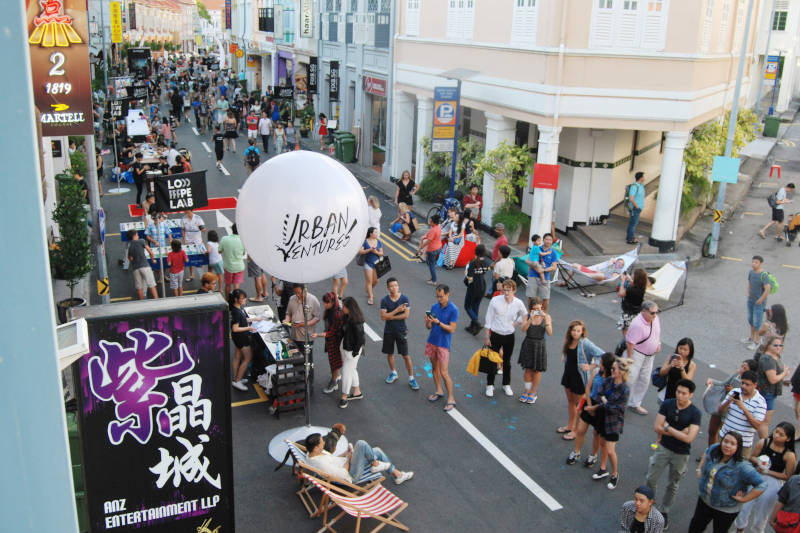 Streets for People event at Keong Saik St